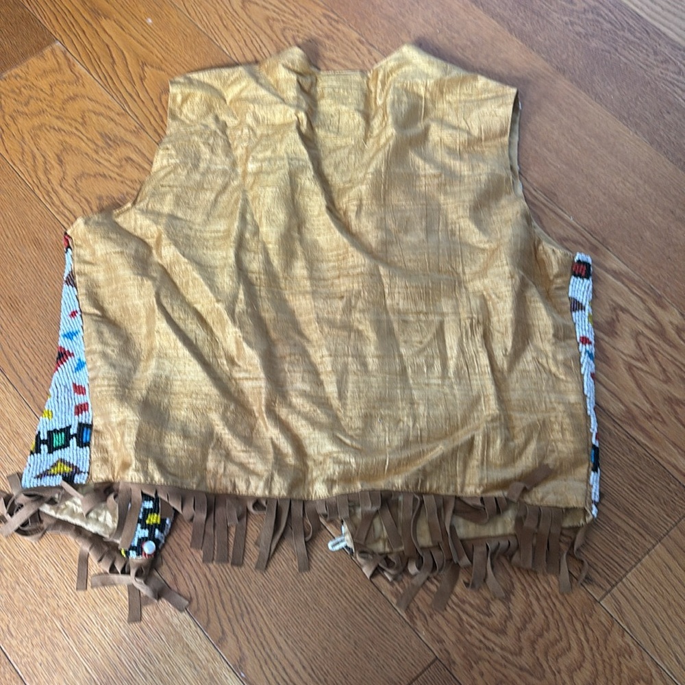 Vintage Other Destination Aztec Hand beaded Vest - Picture 3 of 10